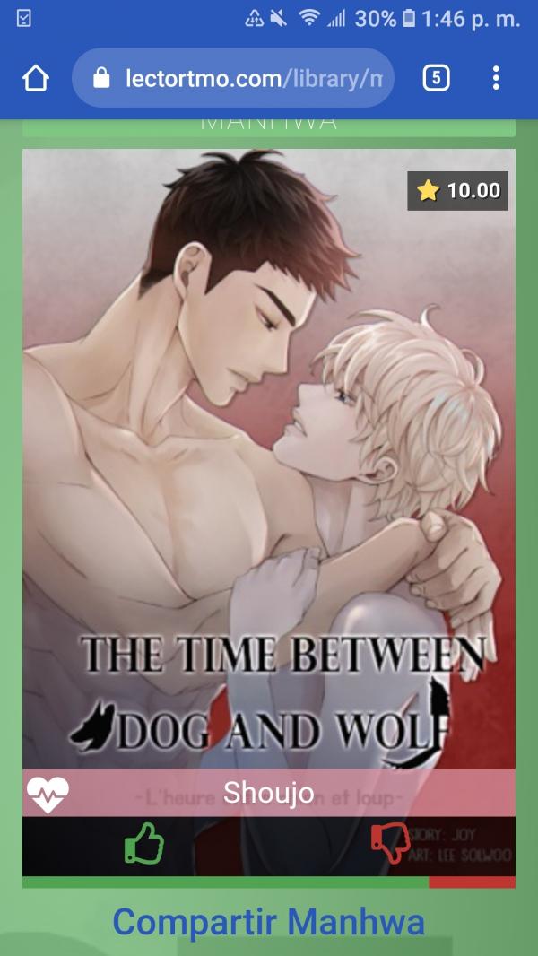 The time between dog and wolf